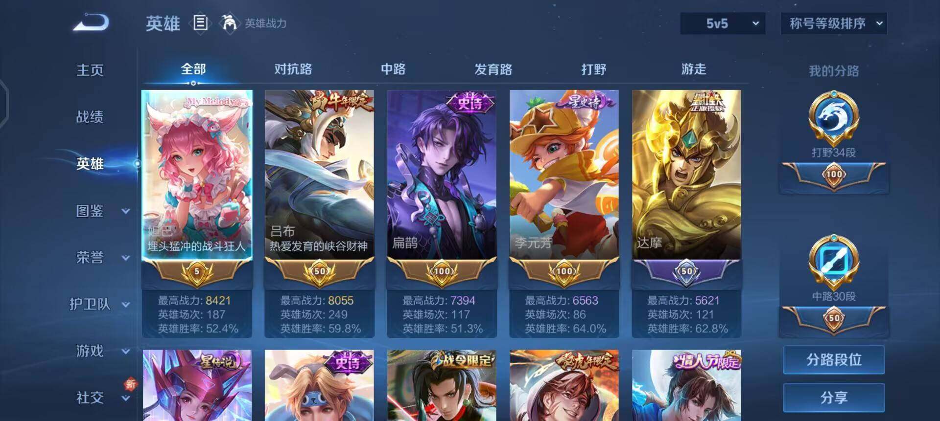 WZQM3436957王者荣耀账号详情图6