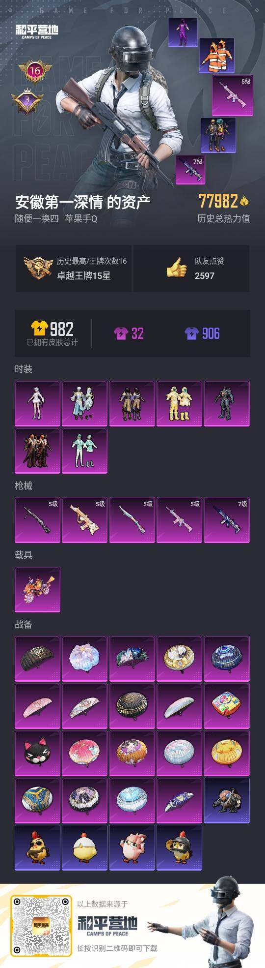 HPLX3429329和平精英账号详情图3 HPLX3429329和平精英账号详情图3