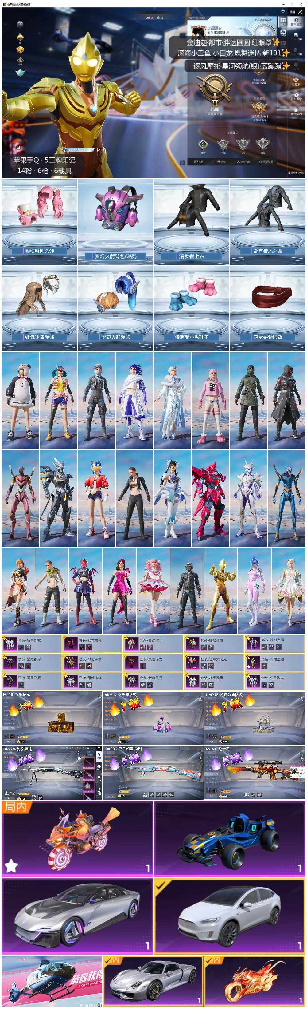 HPCMW3429899和平精英账号详情图2 HPCMW3429899和平精英账号详情图2