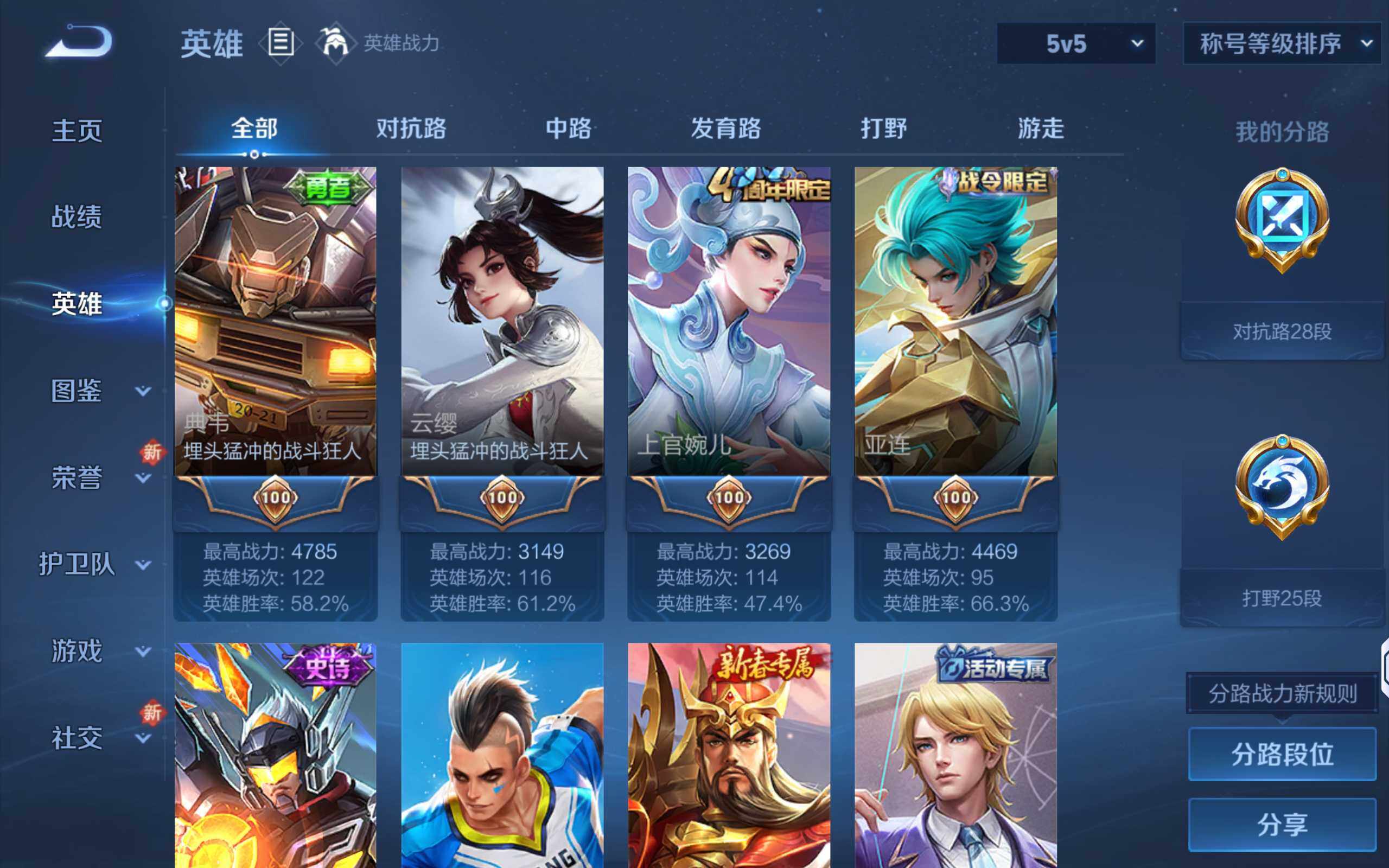 WZQM3417054王者荣耀账号详情图8 WZQM3417054王者荣耀账号详情图8