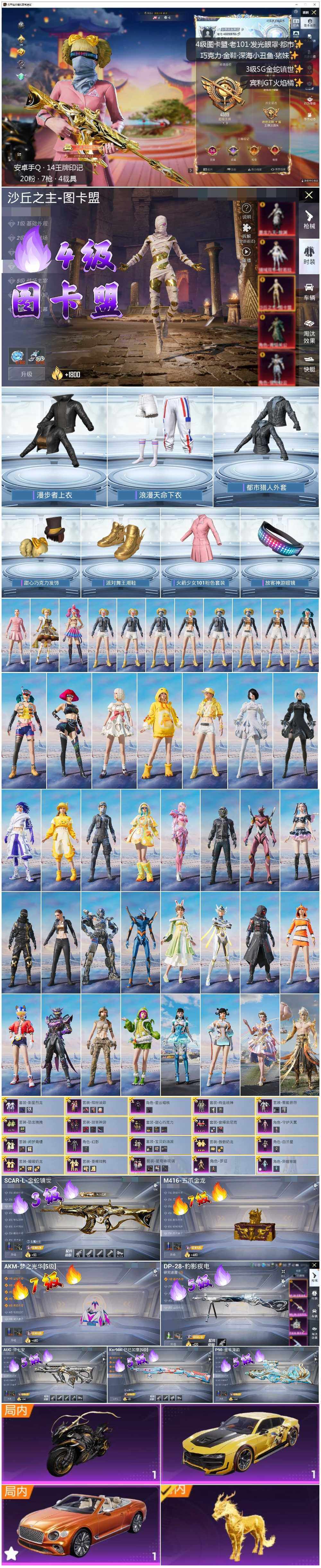 HPCMW3453559和平精英账号详情图2 HPCMW3453559和平精英账号详情图2