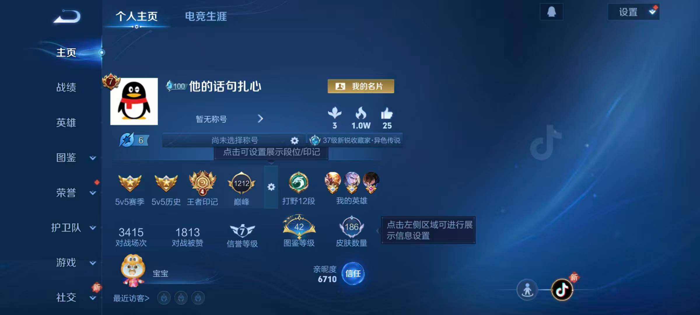 WZQM3415893王者荣耀账号详情图5 WZQM3415893王者荣耀账号详情图5