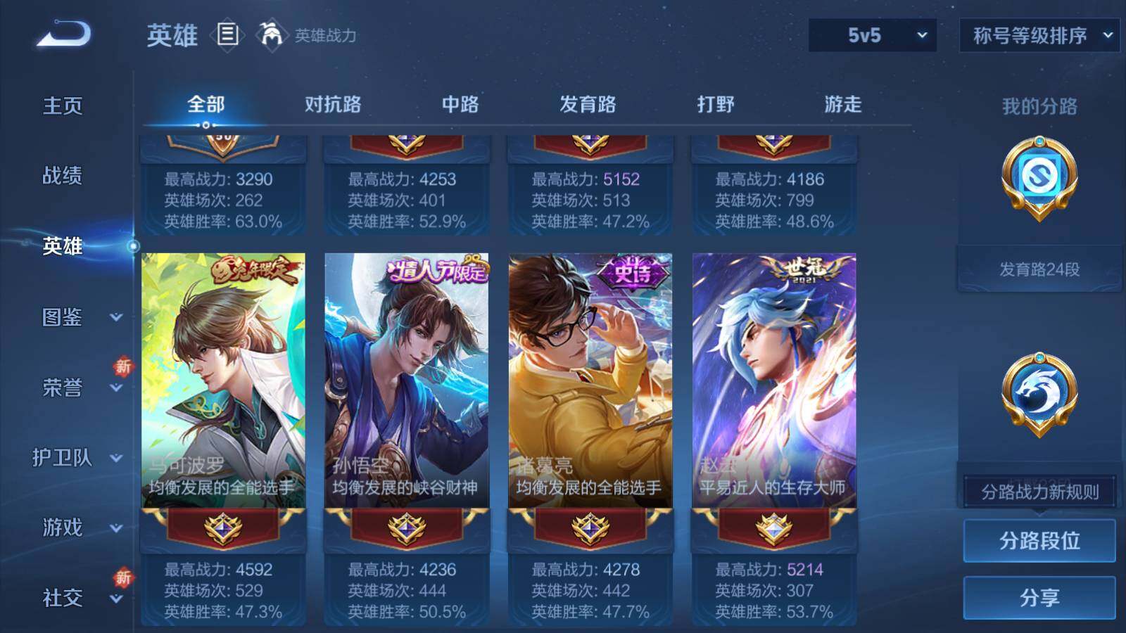 WZLX3414863王者荣耀账号详情图4 WZLX3414863王者荣耀账号详情图4