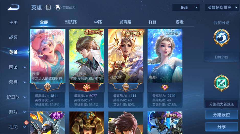 WZ0349895王者荣耀账号详情图9