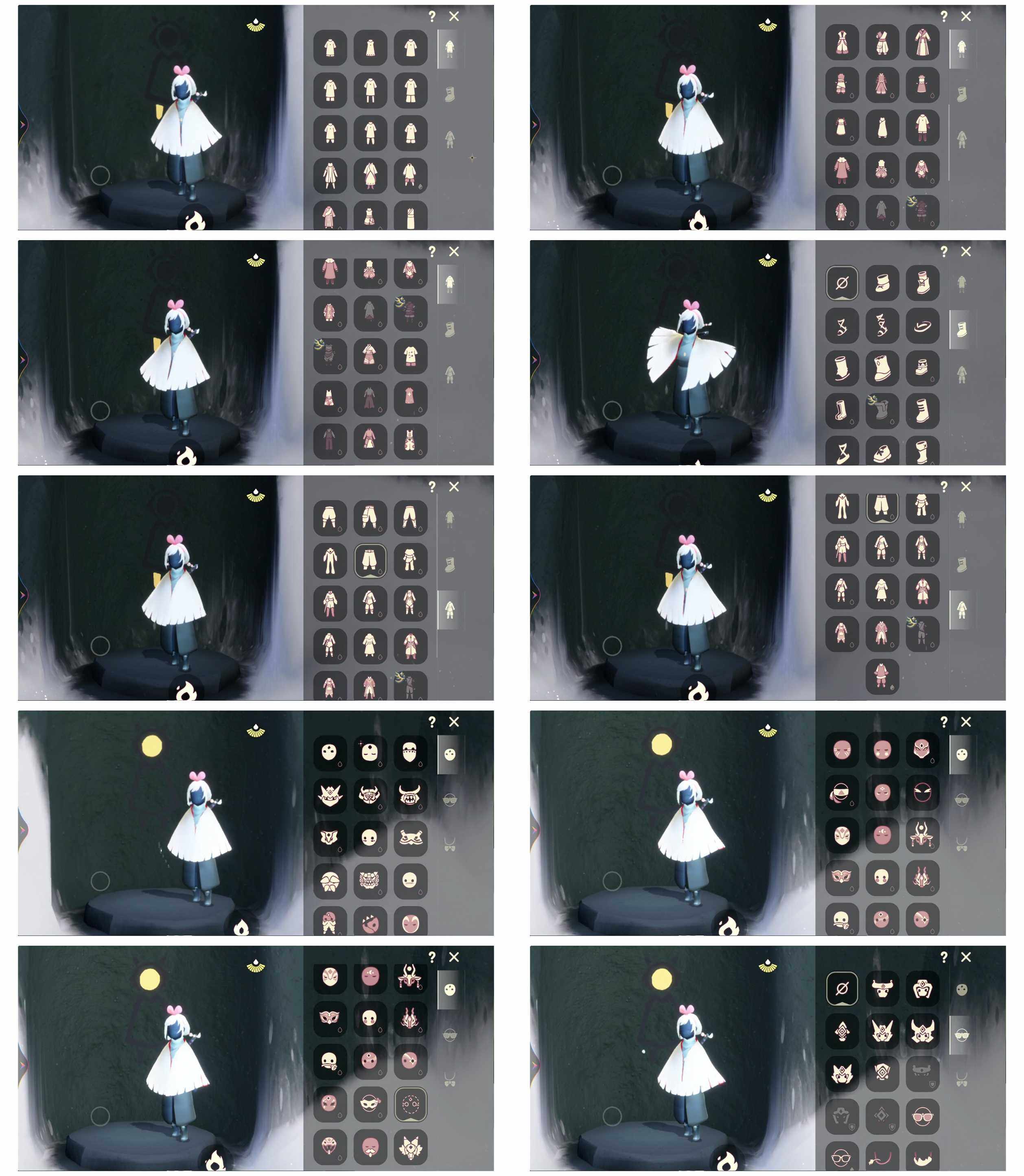 光遇账号vivo渠道服9季10翼海洋发型三角钢琴虚荣猫猫头女巫发型玫瑰花面具盲僧眼罩详情看图
资源： 蜡烛12   爱心 55 红烛72  翼 10
已毕业地图：全图毕业
毕业季节： 拾光季 归巢季 九色鹿季  筑巢季 