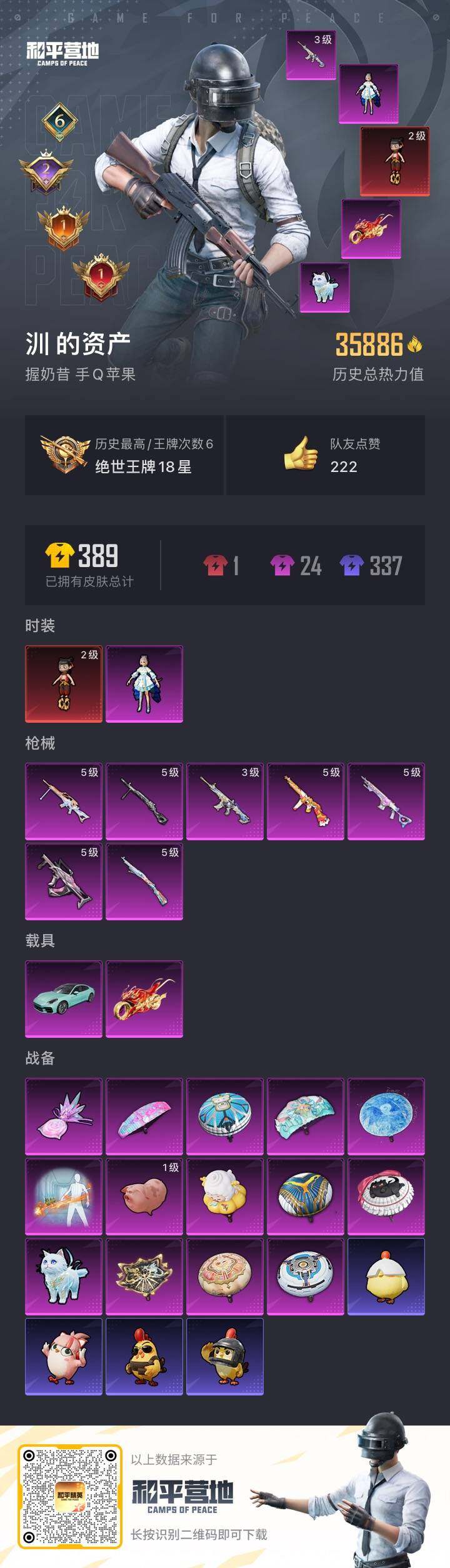 HPDN3418200和平精英账号详情图18 HPDN3418200和平精英账号详情图18