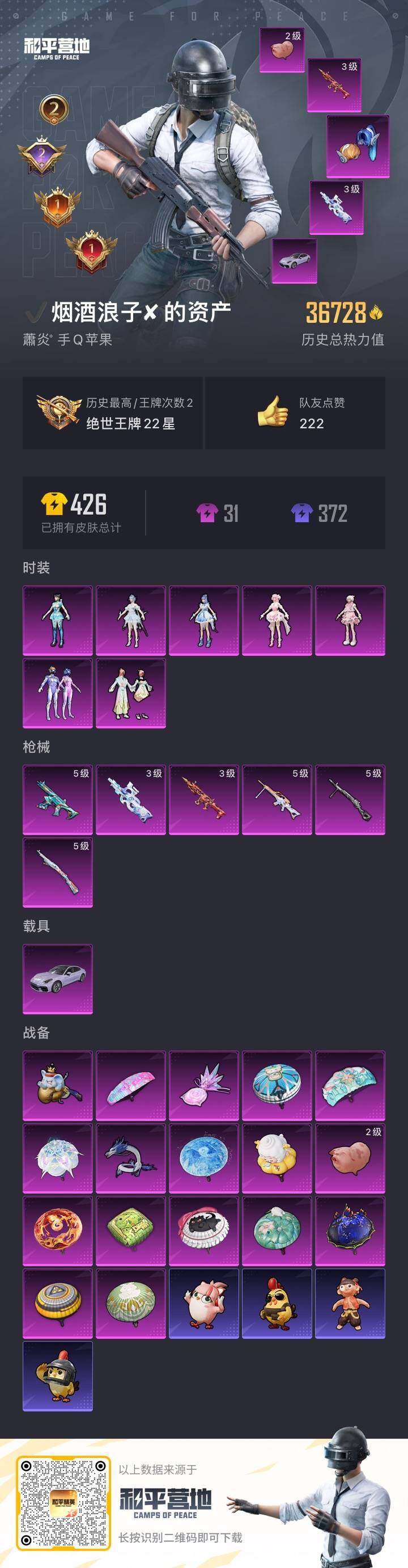 HPDN3418210和平精英账号详情图5 HPDN3418210和平精英账号详情图5