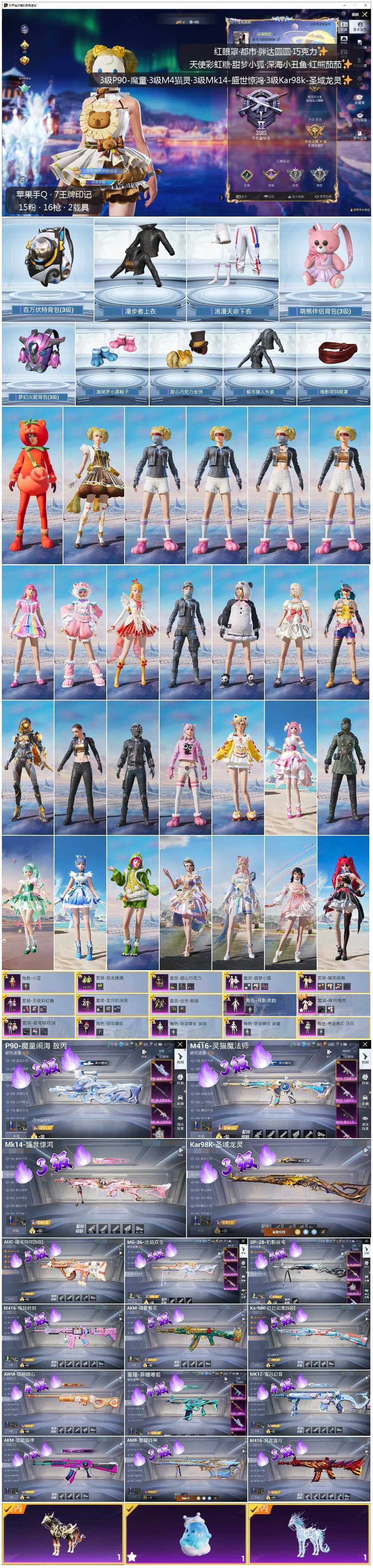 HPLE3429271和平精英账号详情图2 HPLE3429271和平精英账号详情图2