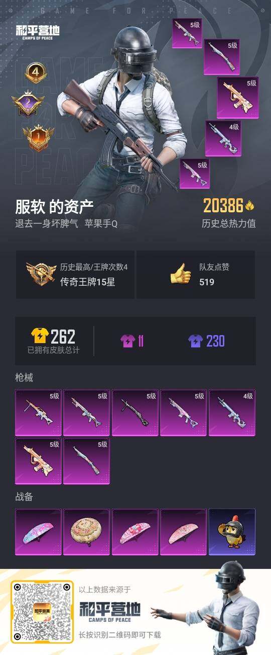 HPLE3429263和平精英账号详情图3 HPLE3429263和平精英账号详情图3