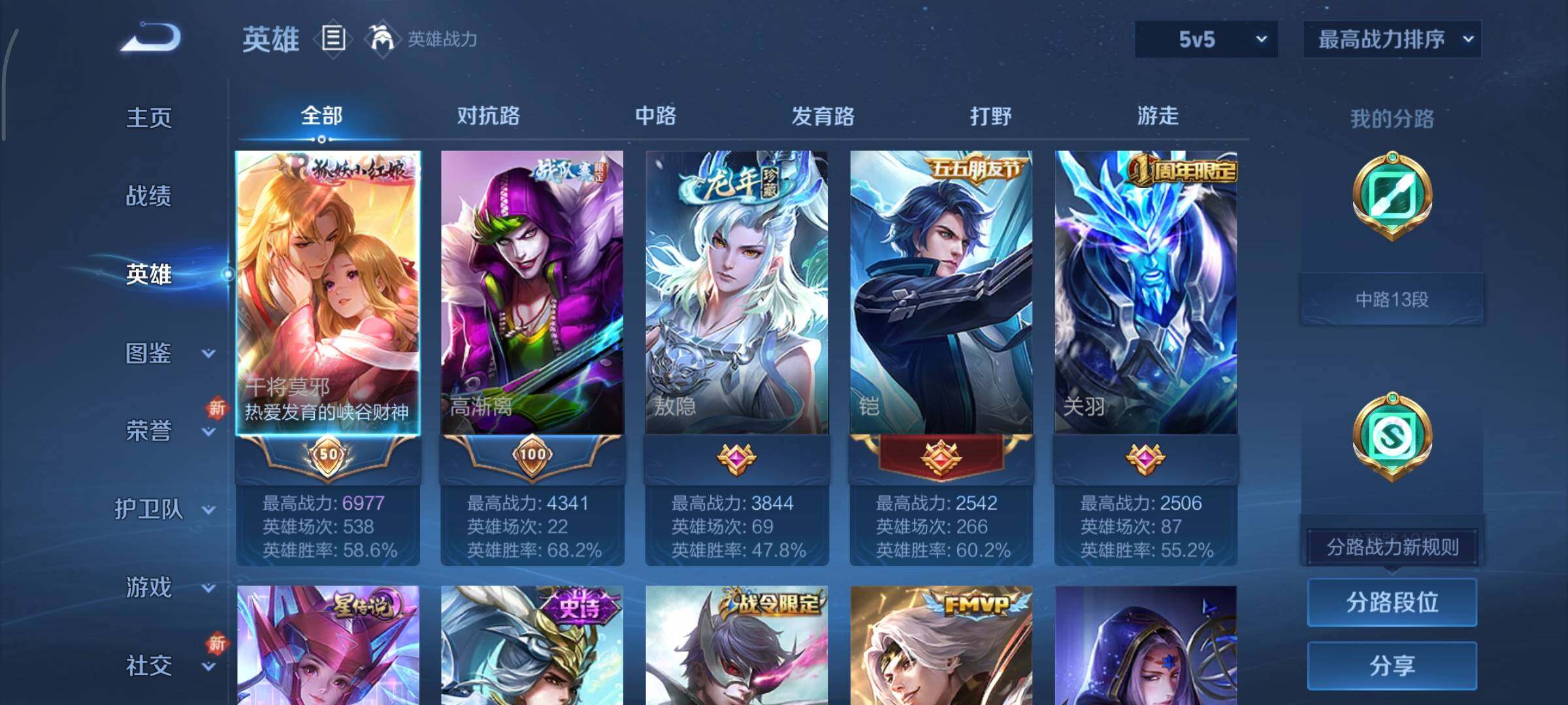 WZCMY3427082王者荣耀账号详情图3