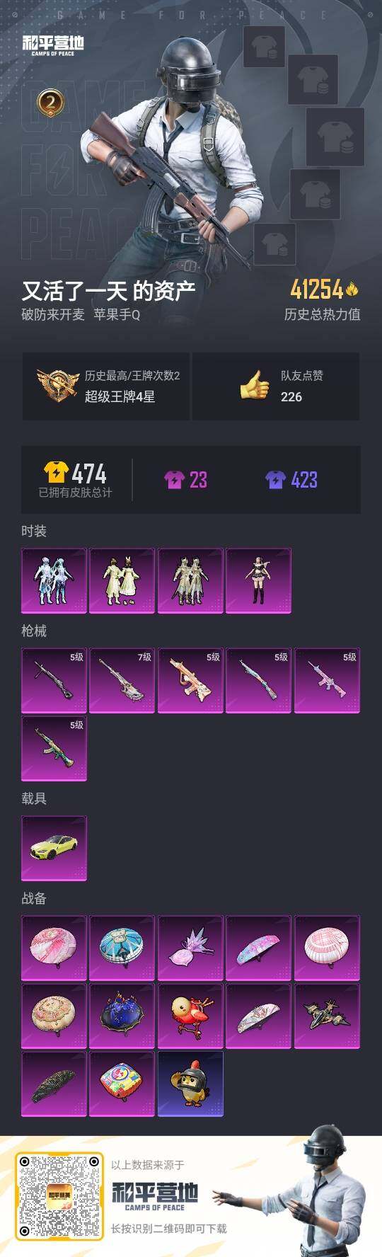 HPLX3429250和平精英账号详情图3 HPLX3429250和平精英账号详情图3