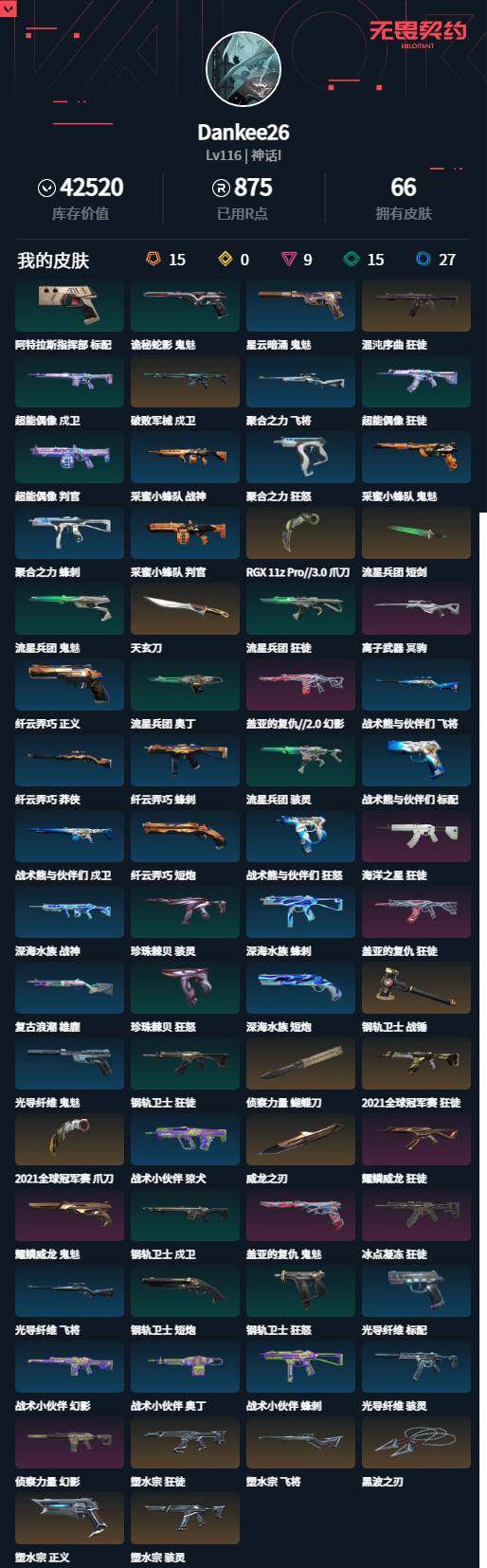 WWQLXY328543无畏契约账号详情图2 WWQLXY328543无畏契约账号详情图2