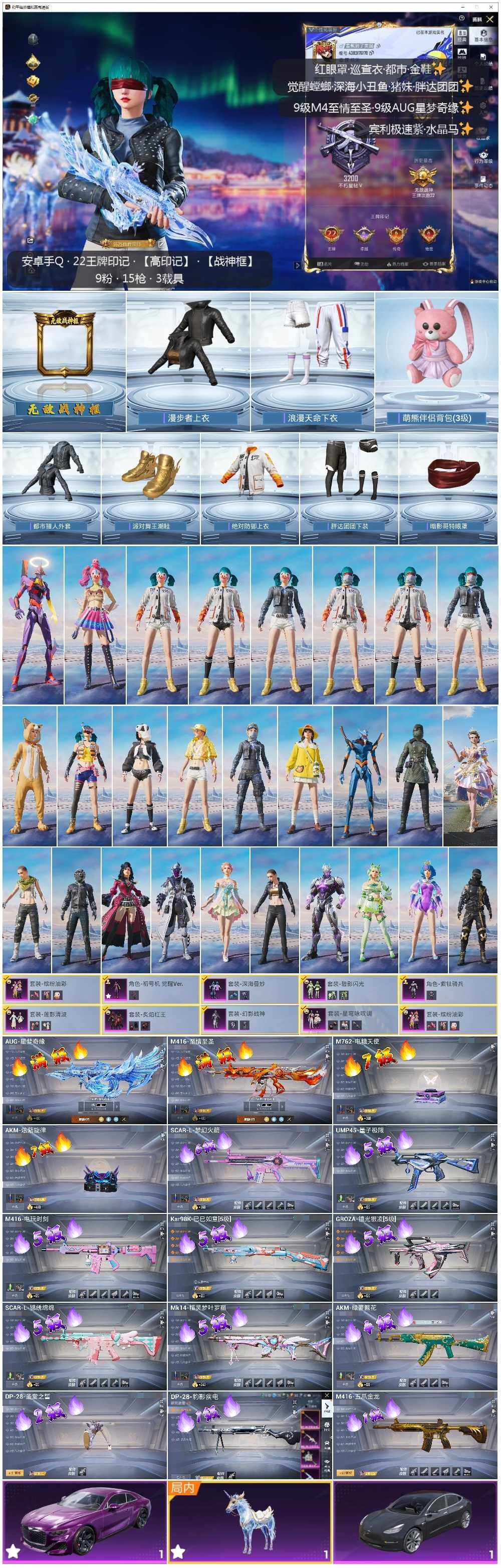 HPLE3429261和平精英账号详情图2 HPLE3429261和平精英账号详情图2