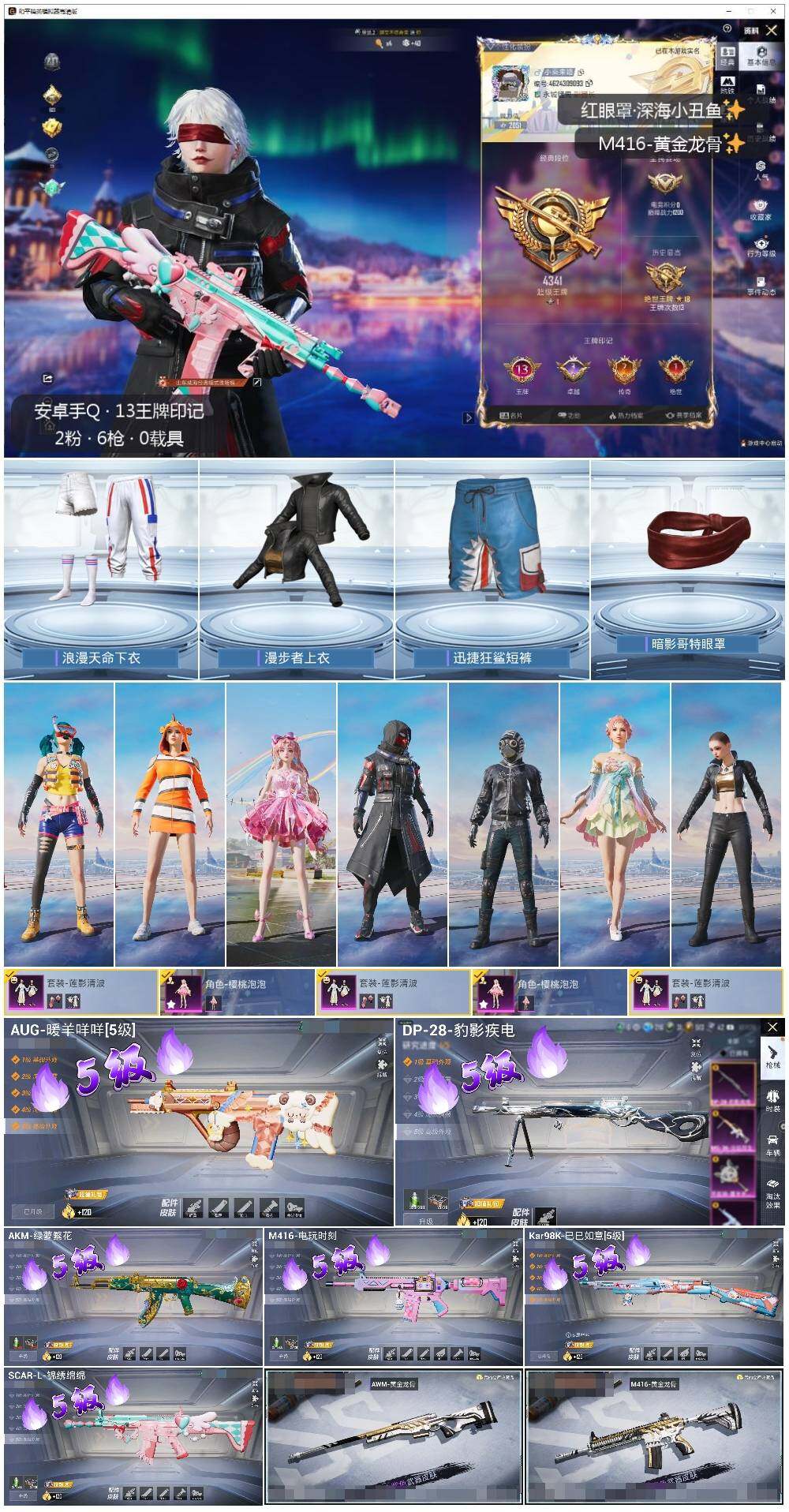 HPLX3429244和平精英账号详情图2 HPLX3429244和平精英账号详情图2