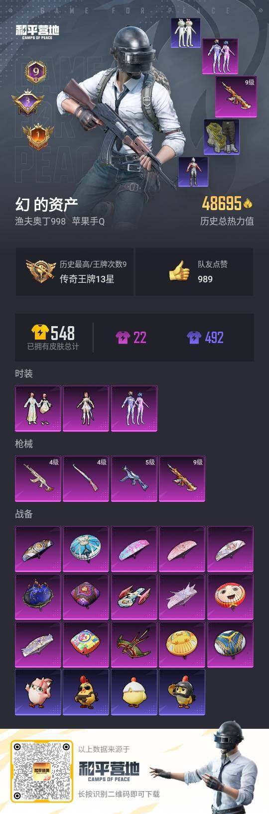 HPLX3429273和平精英账号详情图3 HPLX3429273和平精英账号详情图3