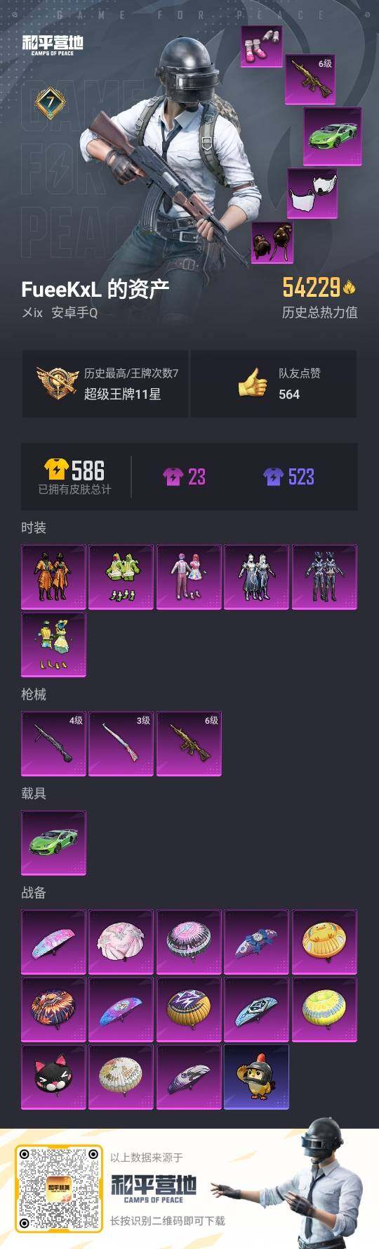 HPCMW3429844和平精英账号详情图3 HPCMW3429844和平精英账号详情图3