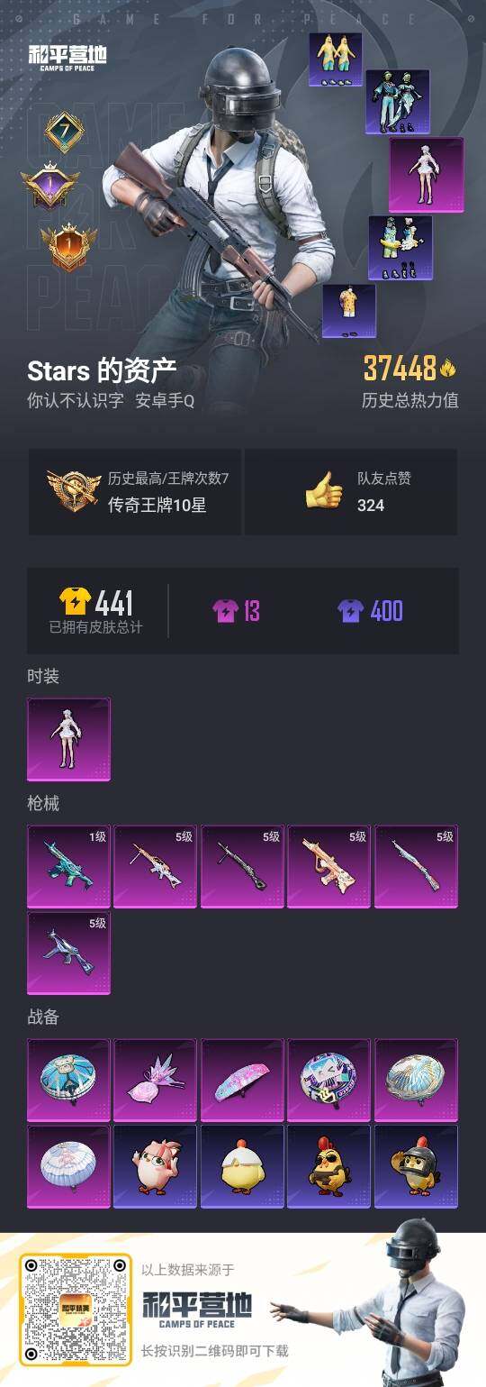 HPLX3431806和平精英账号详情图3 HPLX3431806和平精英账号详情图3