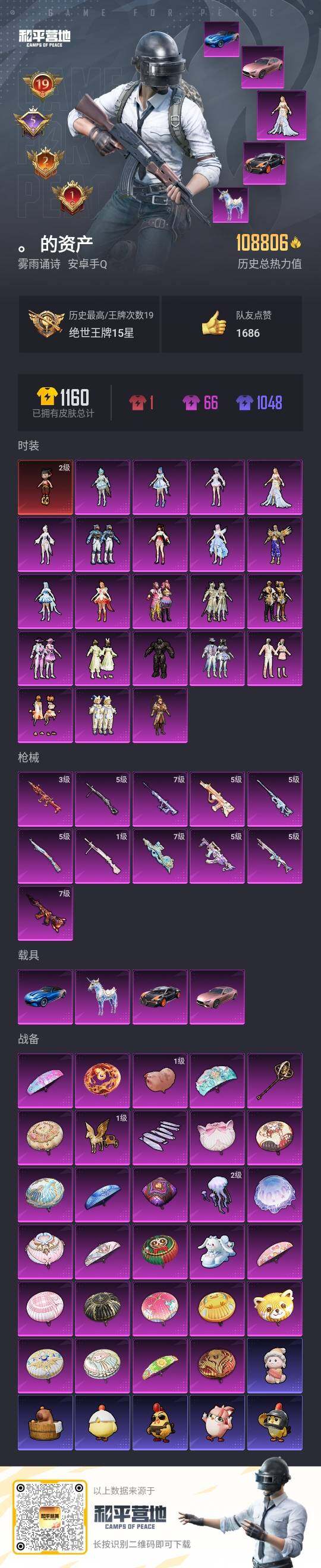 HPCMW3429748和平精英账号详情图3 HPCMW3429748和平精英账号详情图3