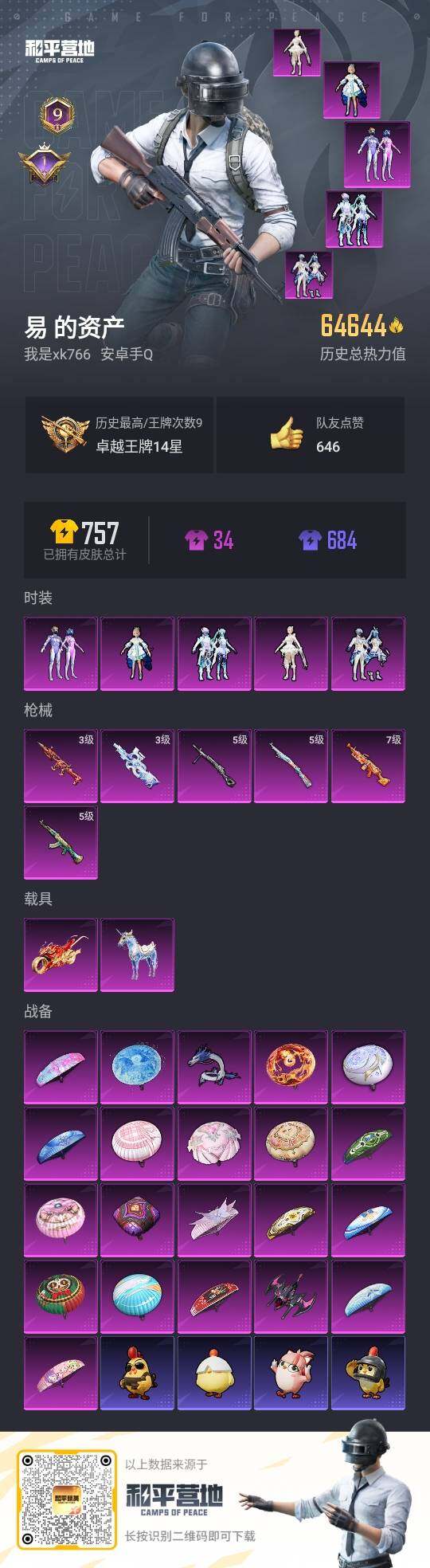 HPCMW3429744和平精英账号详情图3 HPCMW3429744和平精英账号详情图3