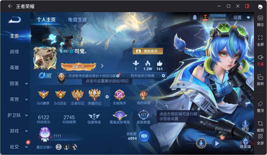 WZLX3480897王者荣耀账号详情图5