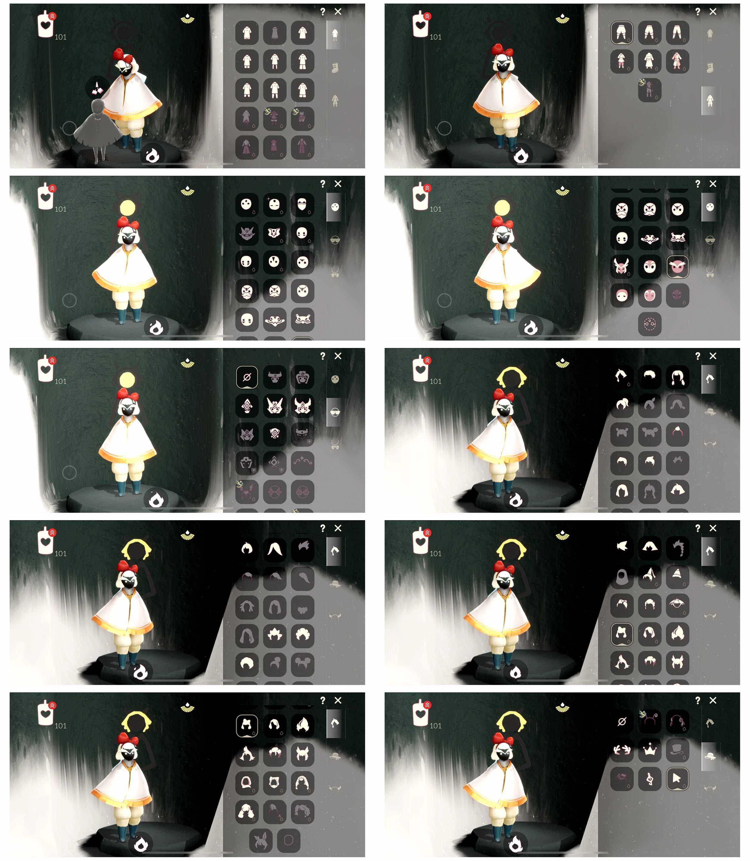 光遇账号iOS官服  4季10翼篝火秋千平菇白枭蓝色音乐会珊瑚发饰燕尾斗篷详情看图
资源： 蜡烛101   爱心52    翼10 
已毕业地图：霞谷
毕业季节：   归属季  表演季   追光季季卡  音韵季季卡 