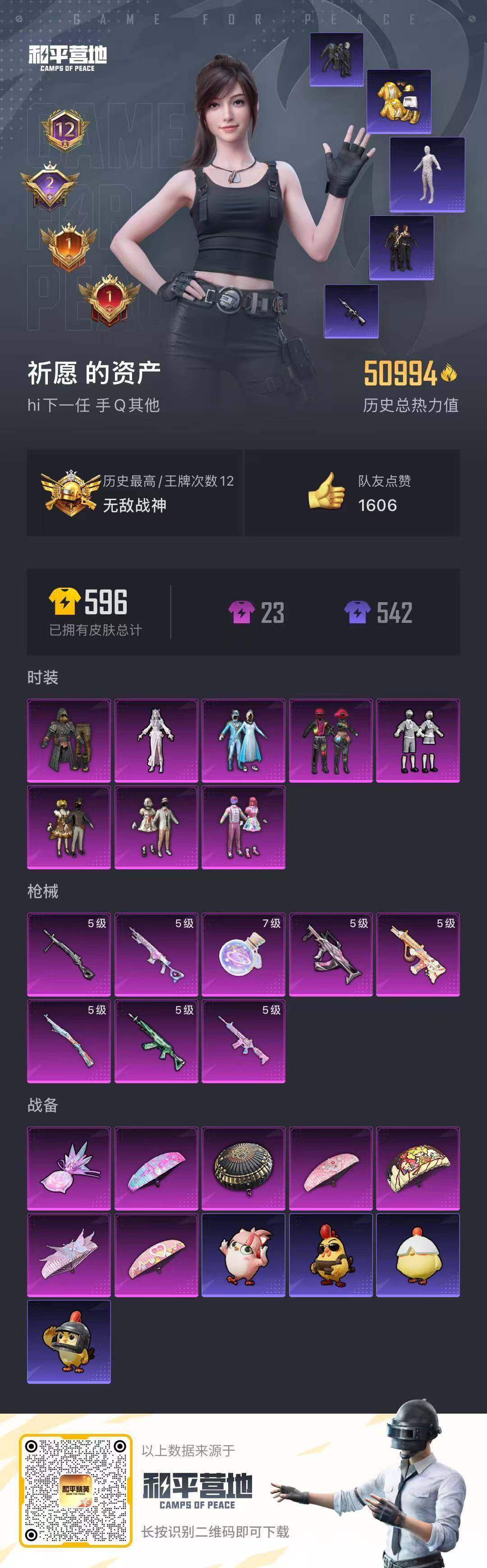 HPCMW3428733和平精英账号详情图27 HPCMW3428733和平精英账号详情图27