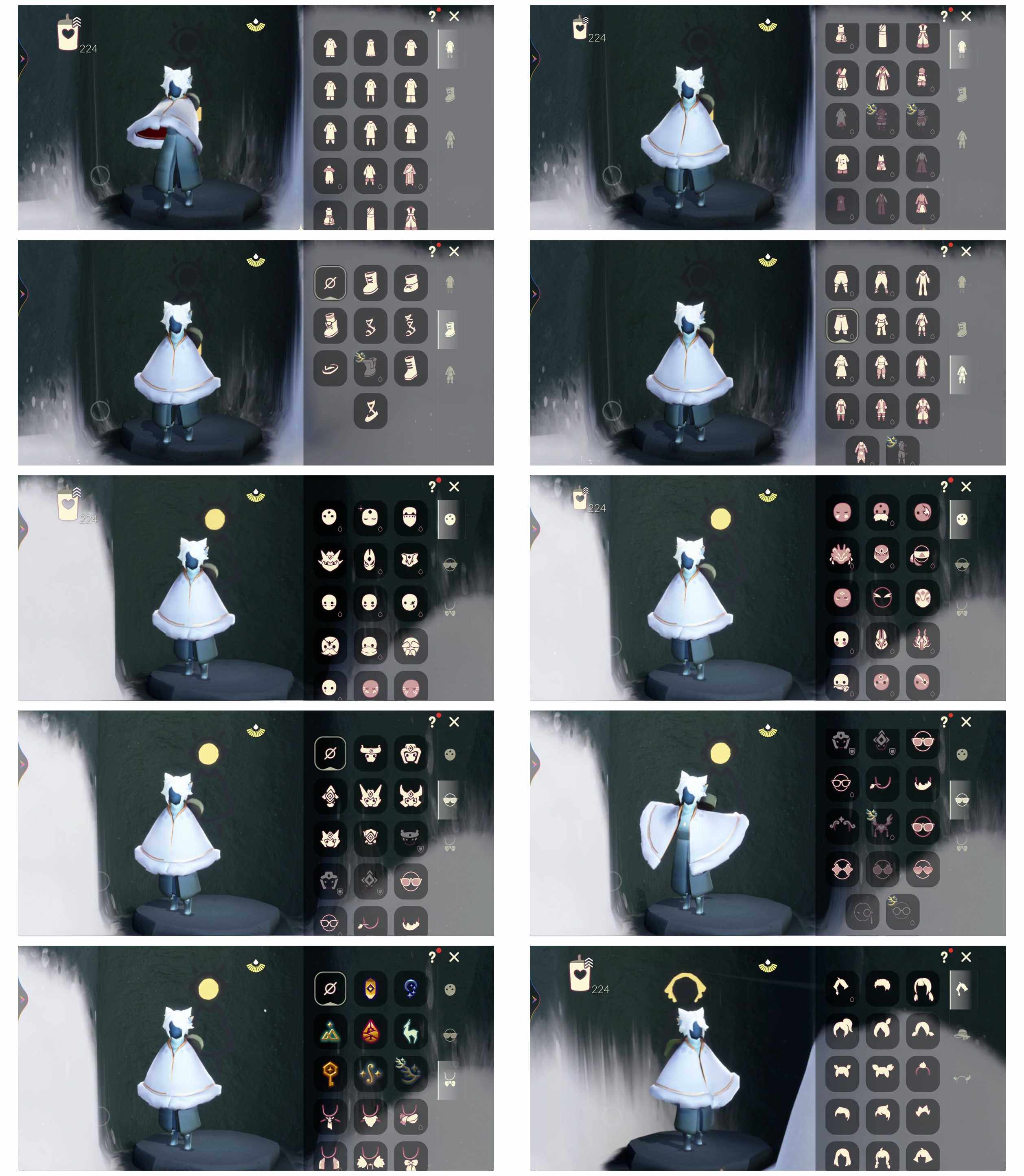 光遇账号vivo渠道服7季11翼棕熊面具彩霞斗篷祥云雨伞龙头玫瑰花面具黑脸武士裤
资源： 蜡烛224   爱心 49 红烛22  翼11
已毕业地图：全图毕业
毕业季节： 夜行季  拾光季 归巢季   九色鹿季   筑巢