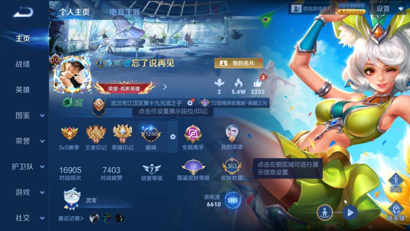 WZLE3433189王者荣耀账号详情图2 WZLE3433189王者荣耀账号详情图2