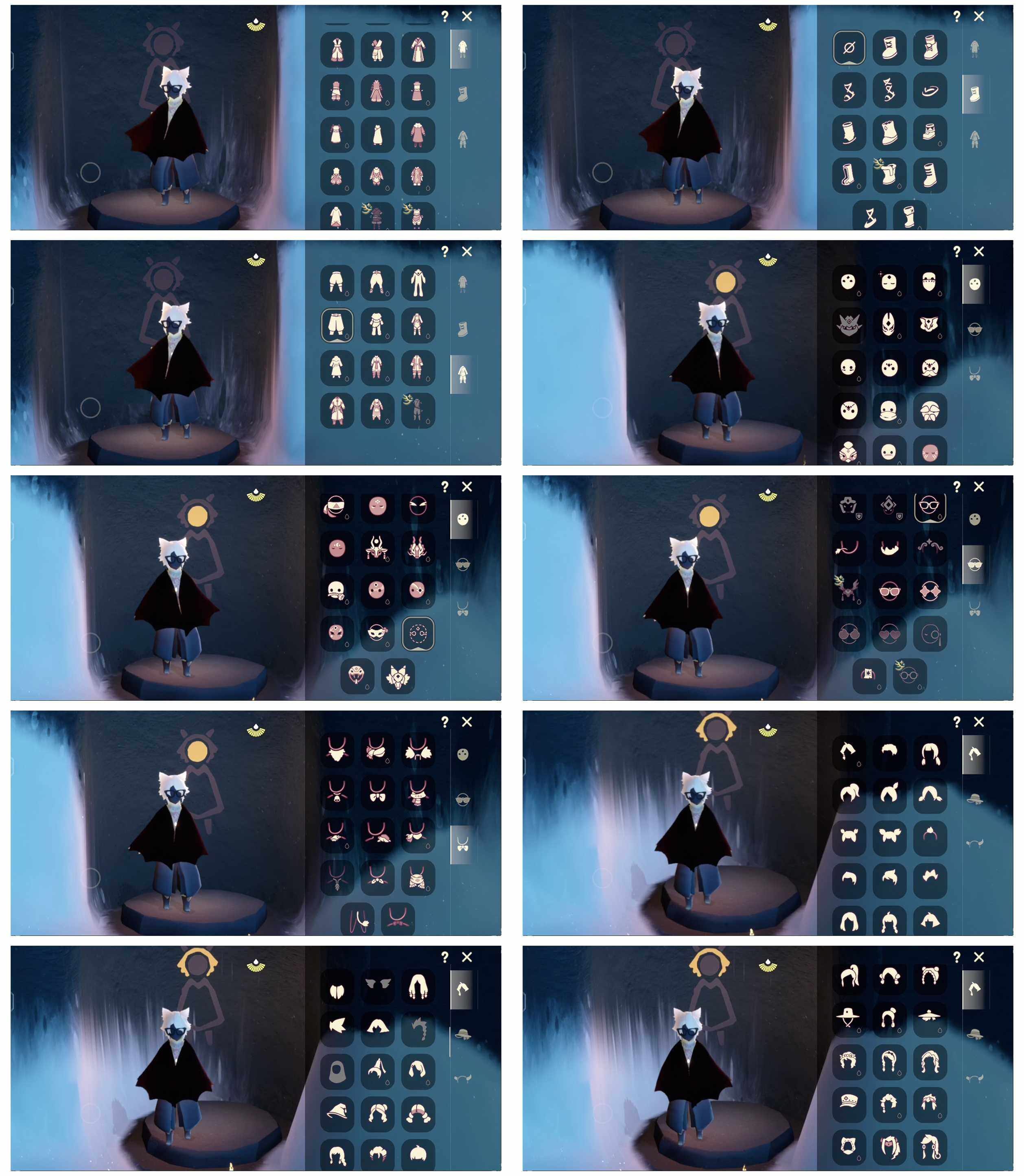 光遇账号安卓官服8季11翼蝙蝠套装妮妮长裙白棉裤背带裤雨妈郡主头绿丝带详情看图
资源： 蜡烛541   爱心102 红烛44   翼11
已毕业地图：晨岛  云野  雨林  霞谷 
毕业季节： 夜行季  拾光季  