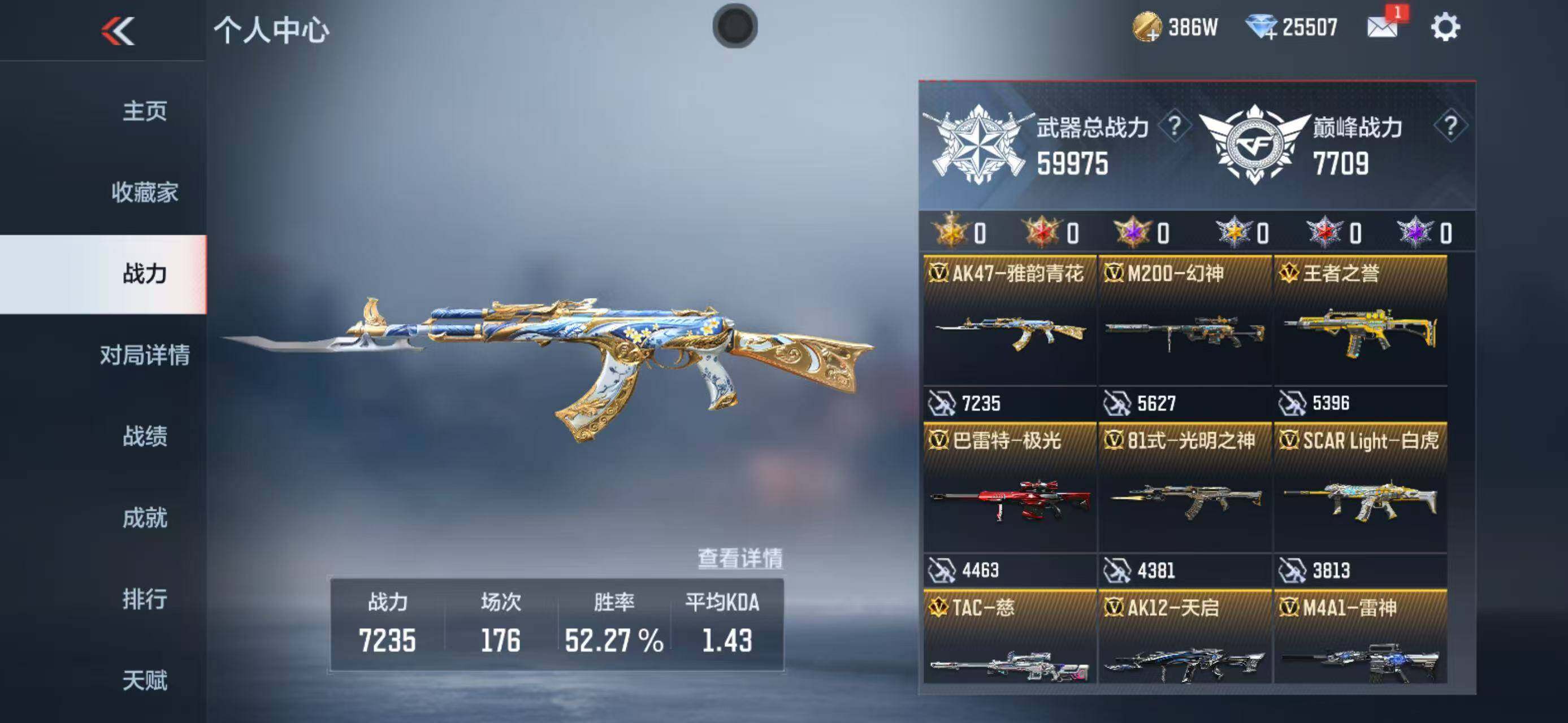 CFMEY369949枪战王者账号详情图4 CFMEY369949枪战王者账号详情图4