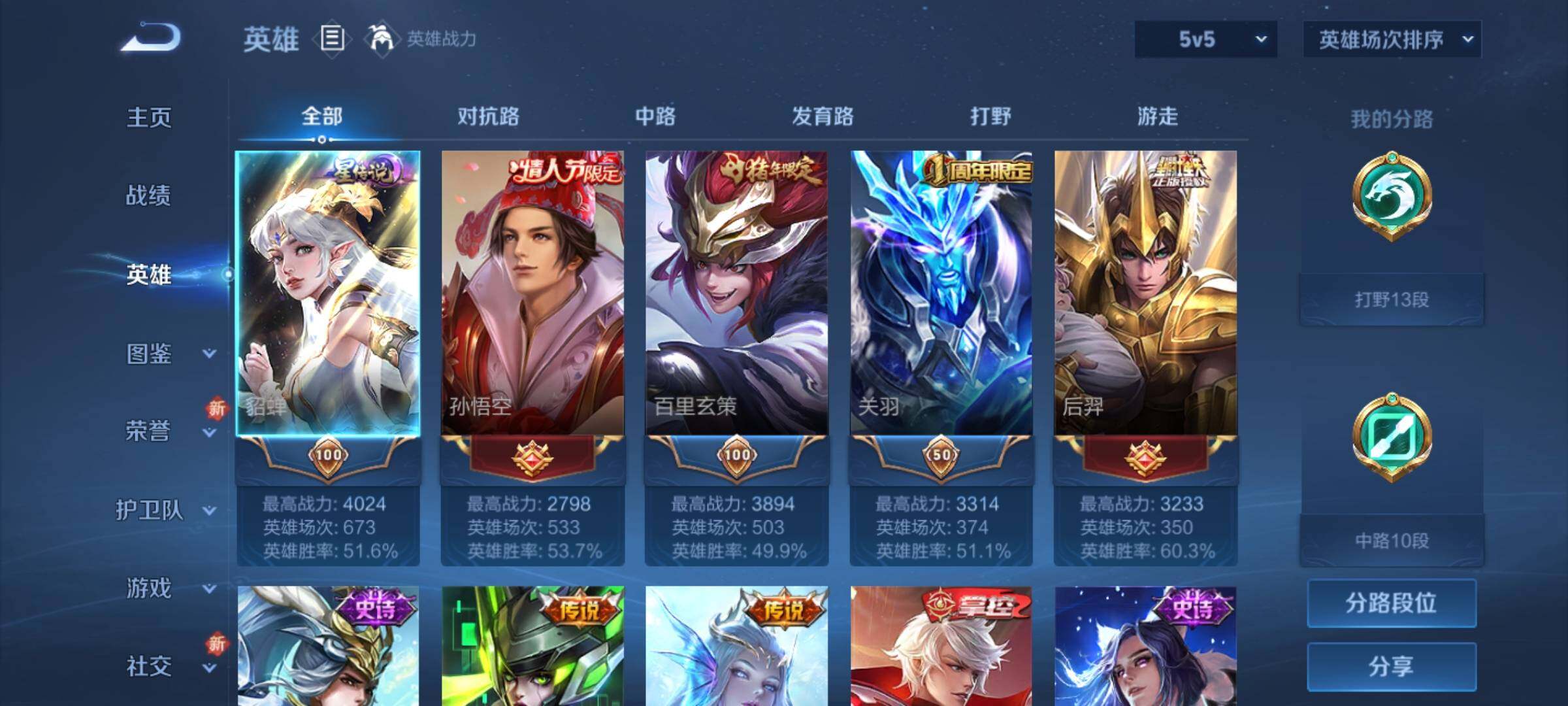 WZKG451248王者荣耀账号详情图14