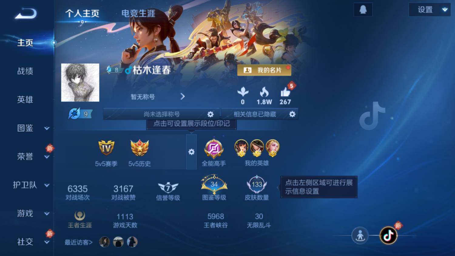 WZ0349937王者荣耀账号详情图5 WZ0349937王者荣耀账号详情图5