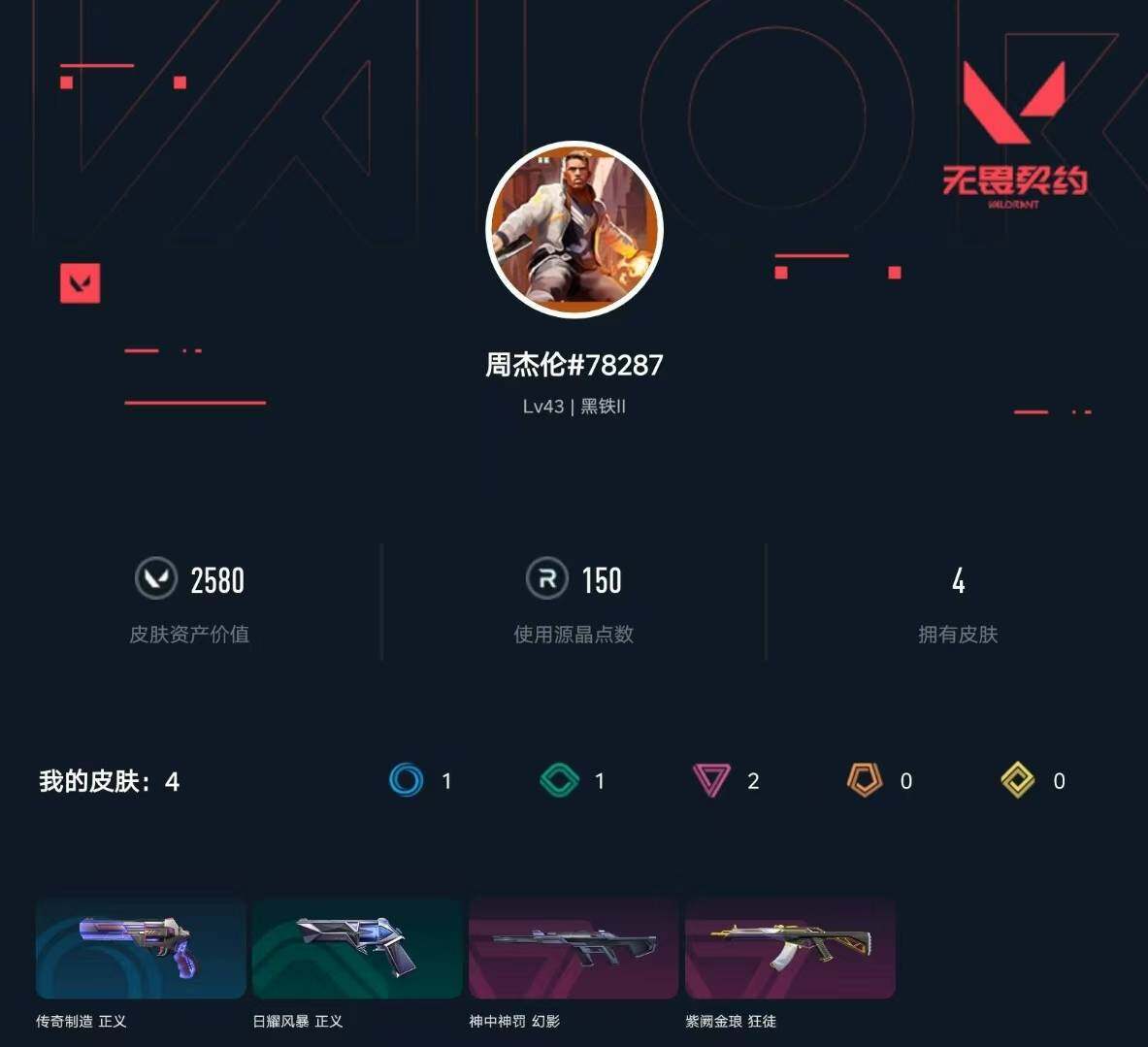 WWQXL328838无畏契约账号详情图3 WWQXL328838无畏契约账号详情图3