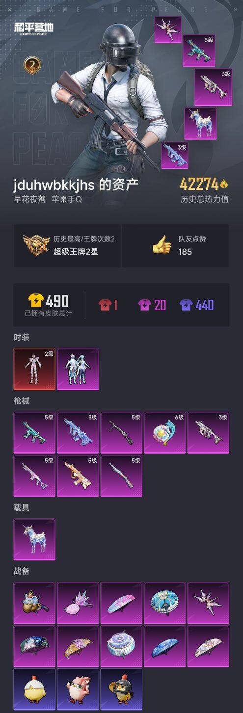 HPQM3421478和平精英账号详情图3 HPQM3421478和平精英账号详情图3