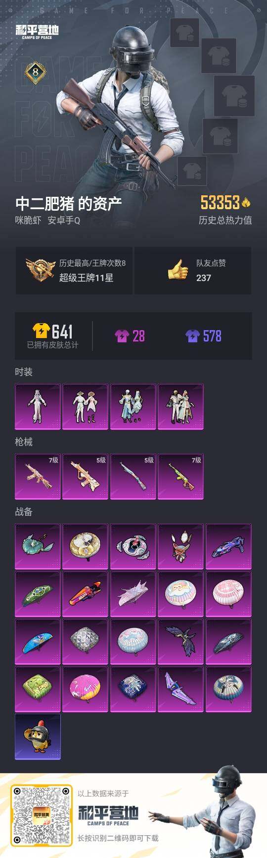 HPLX3431776和平精英账号详情图3 HPLX3431776和平精英账号详情图3