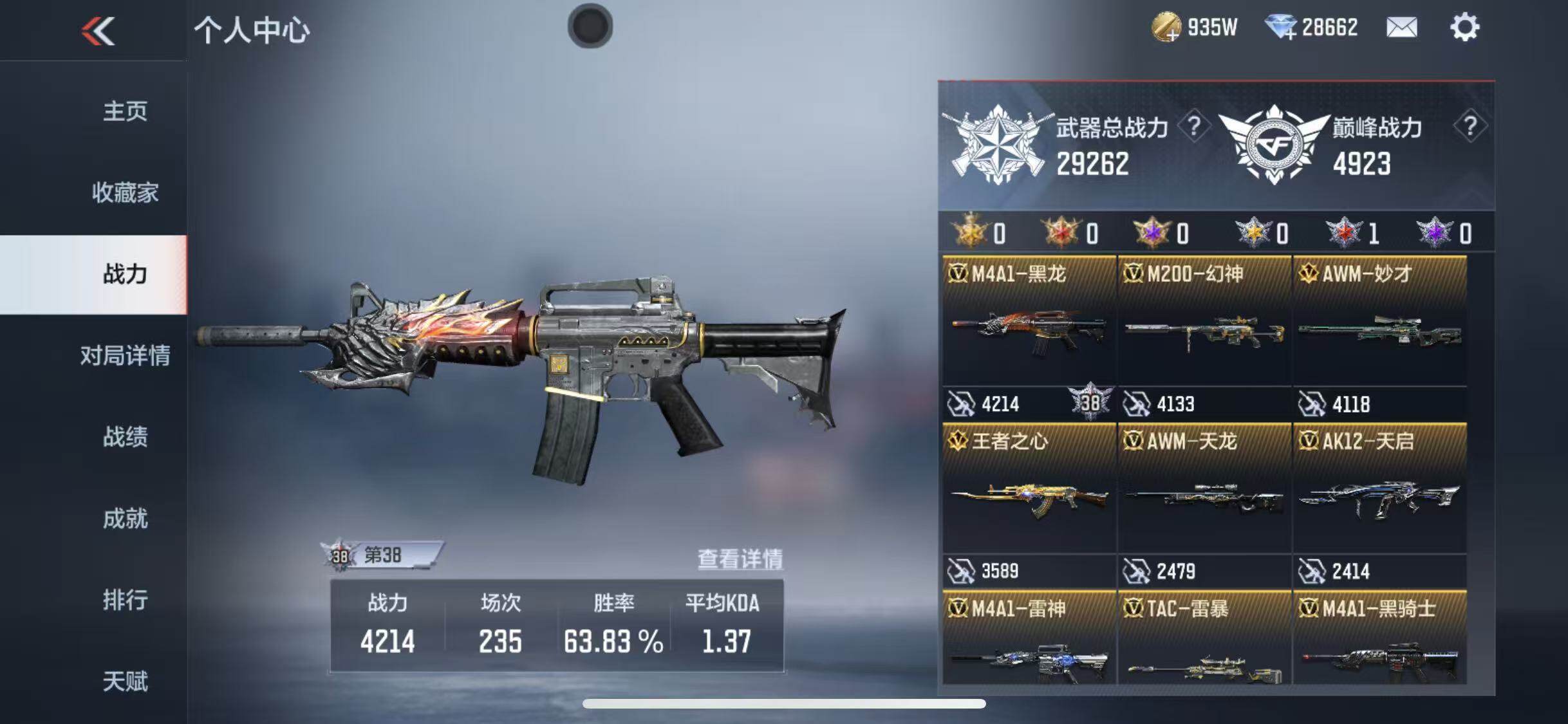 CFMQM370205枪战王者账号详情图8 CFMQM370205枪战王者账号详情图8