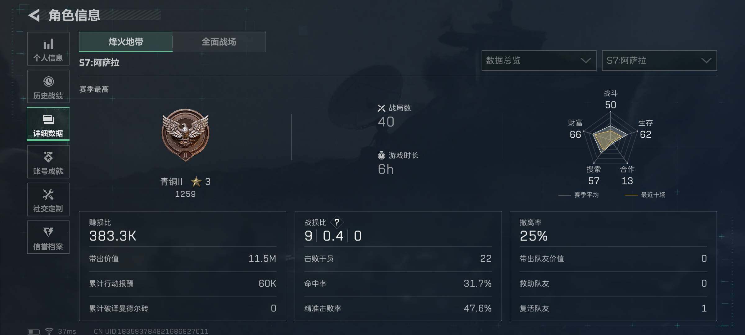 SJZQM390632三角洲行动账号详情图5