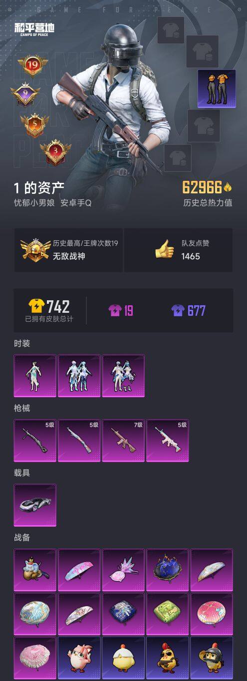 HPQM3421589和平精英账号详情图3 HPQM3421589和平精英账号详情图3