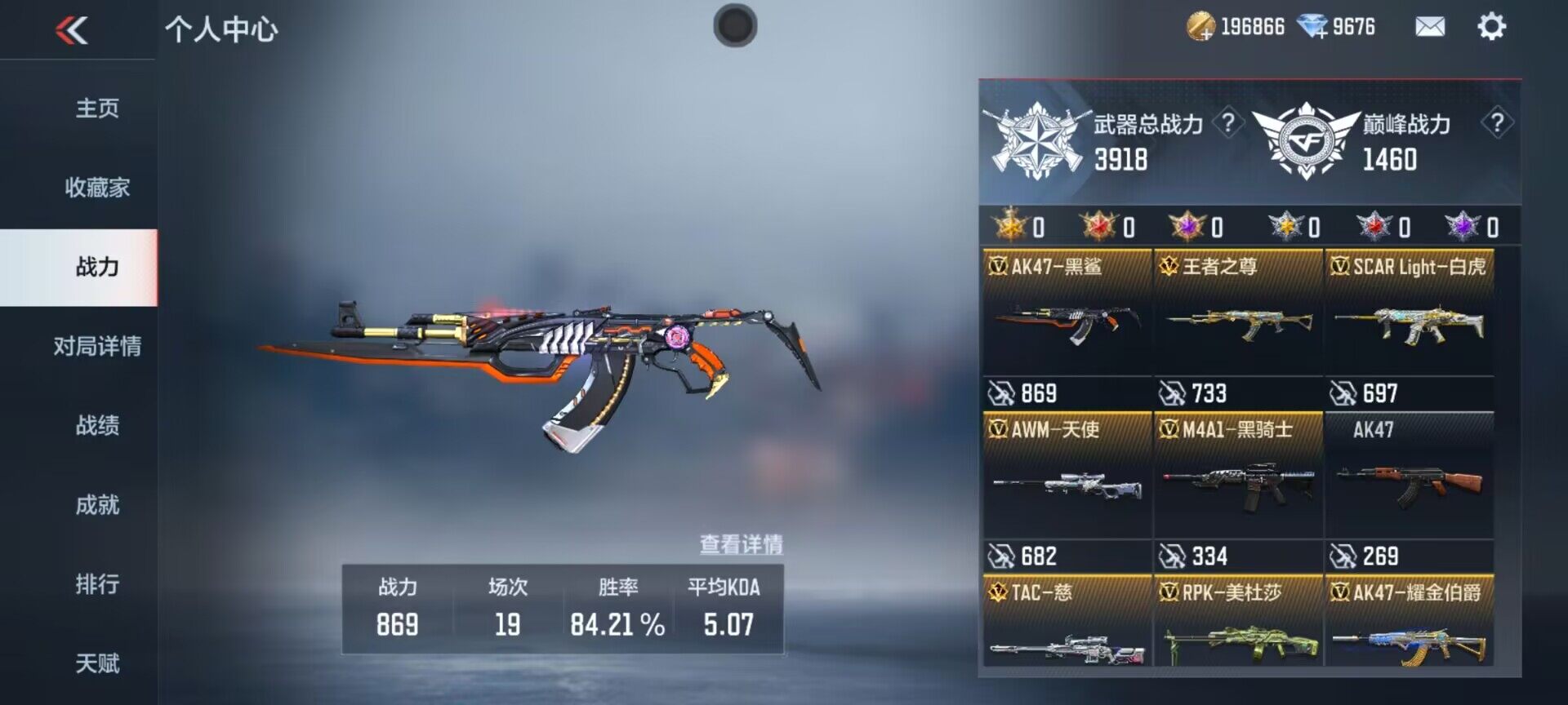 CFMEY370072枪战王者账号详情图5 CFMEY370072枪战王者账号详情图5