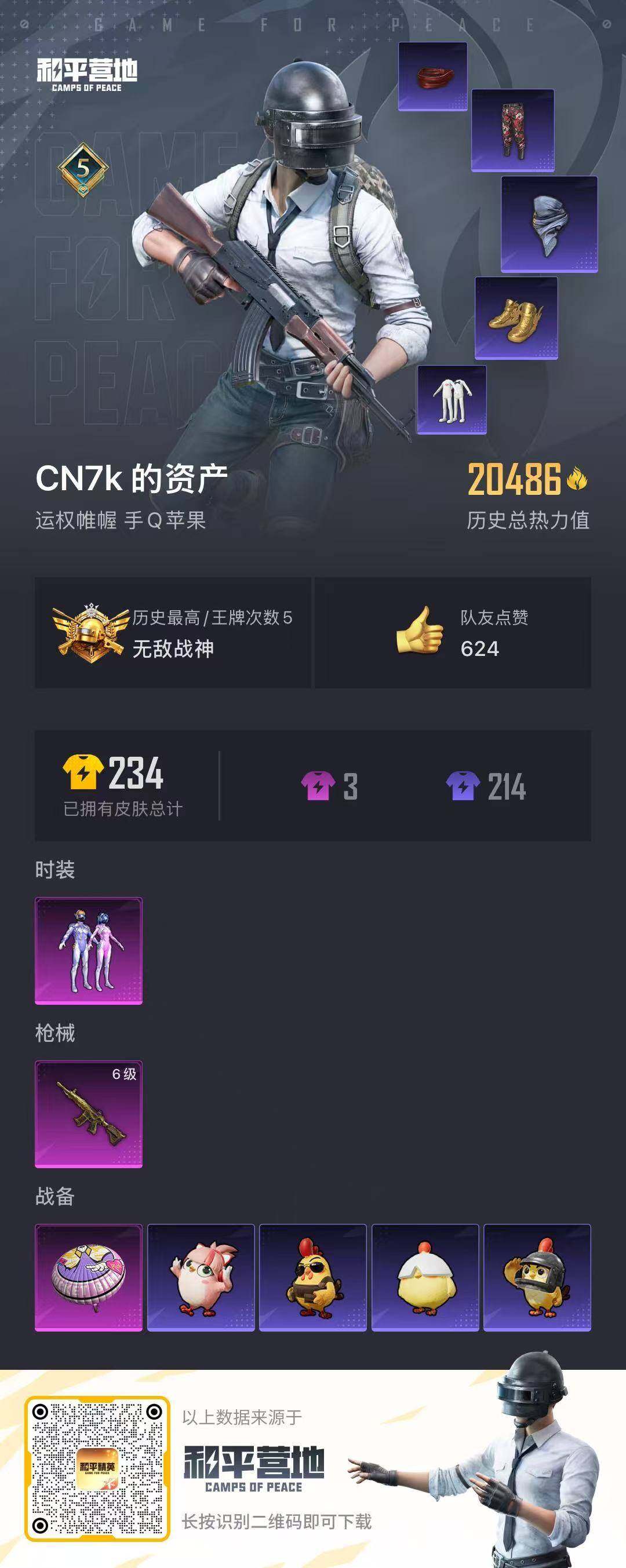 HPCMW3428947和平精英账号详情图19 HPCMW3428947和平精英账号详情图19