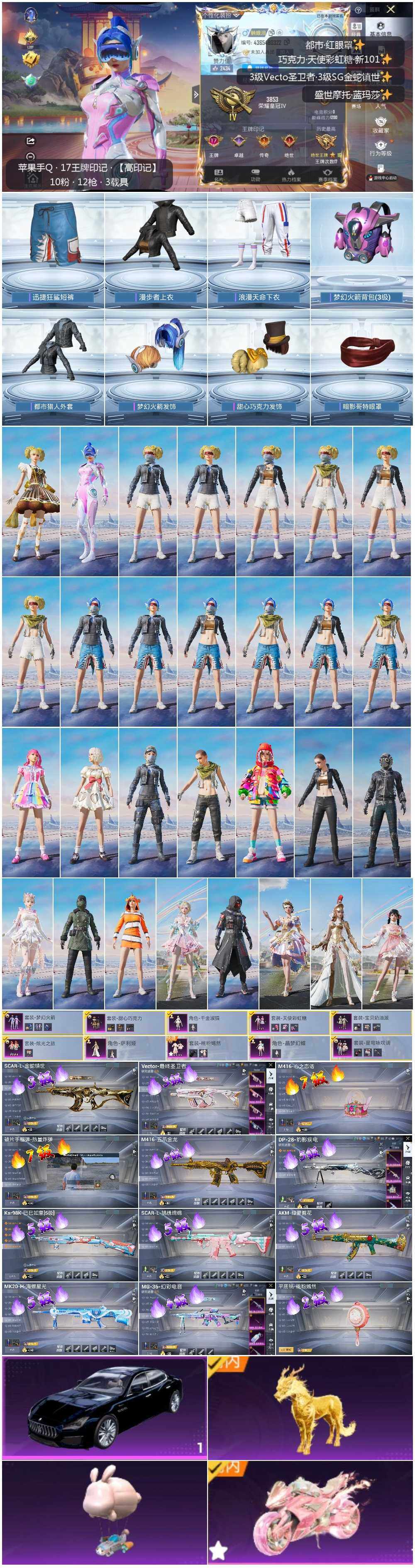 HPLE3429221和平精英账号详情图2 HPLE3429221和平精英账号详情图2