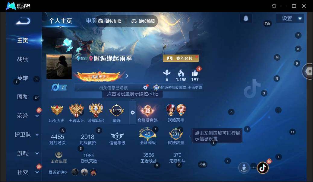 WZLE3436054王者荣耀账号详情图5