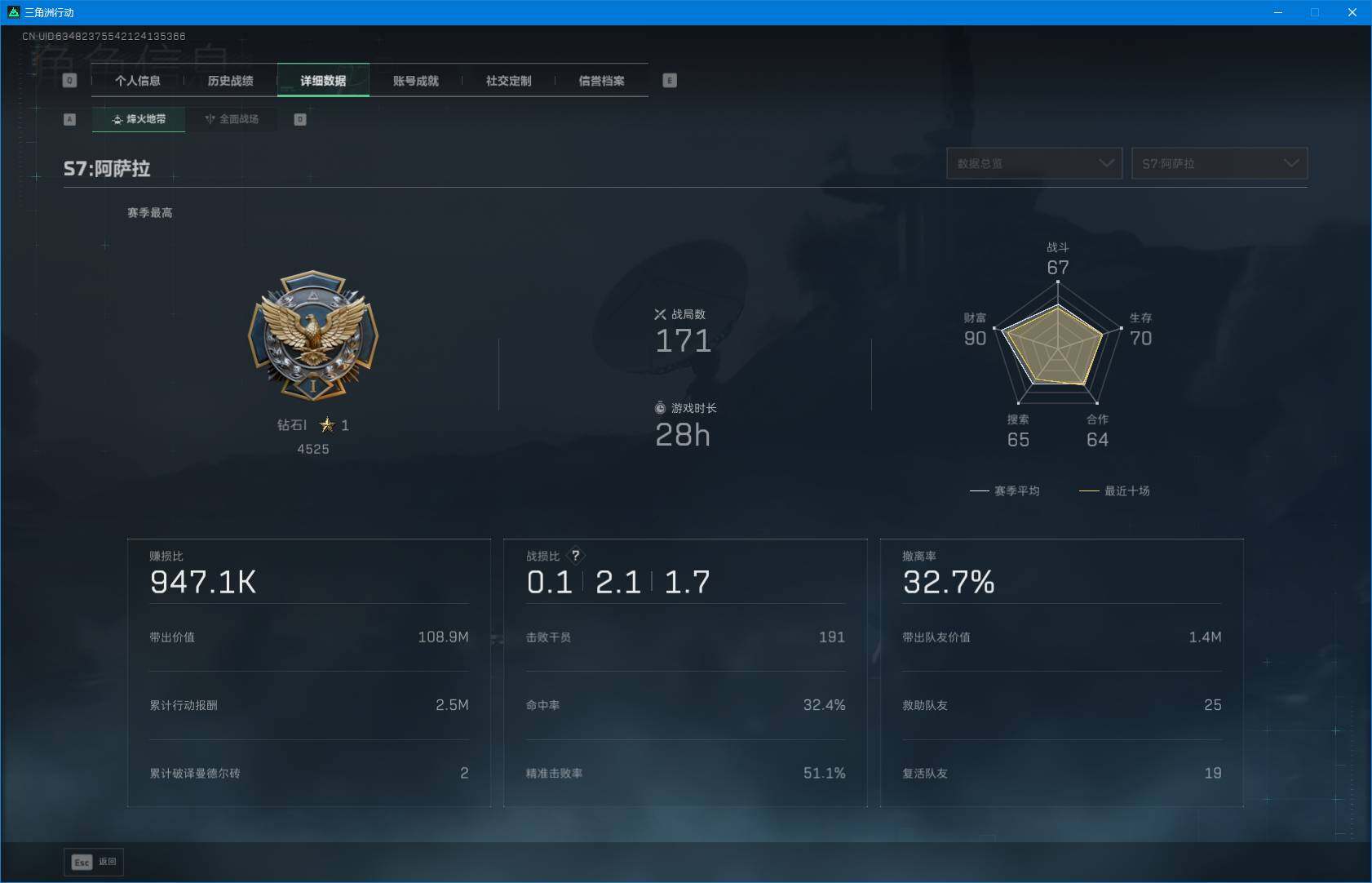 SJZQM383828三角洲行动账号详情图6 SJZQM383828三角洲行动账号详情图6