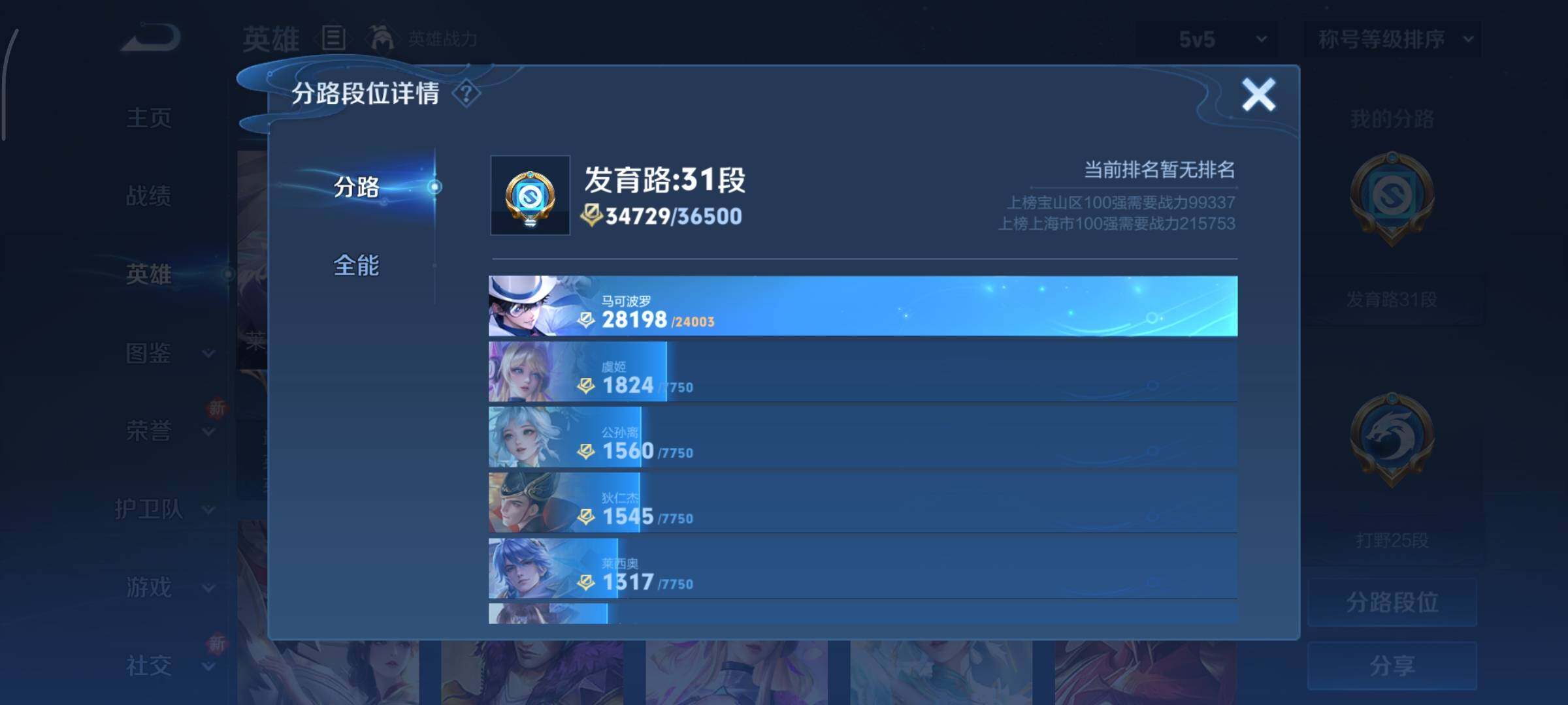 WZCMY3433514王者荣耀账号详情图4 WZCMY3433514王者荣耀账号详情图4