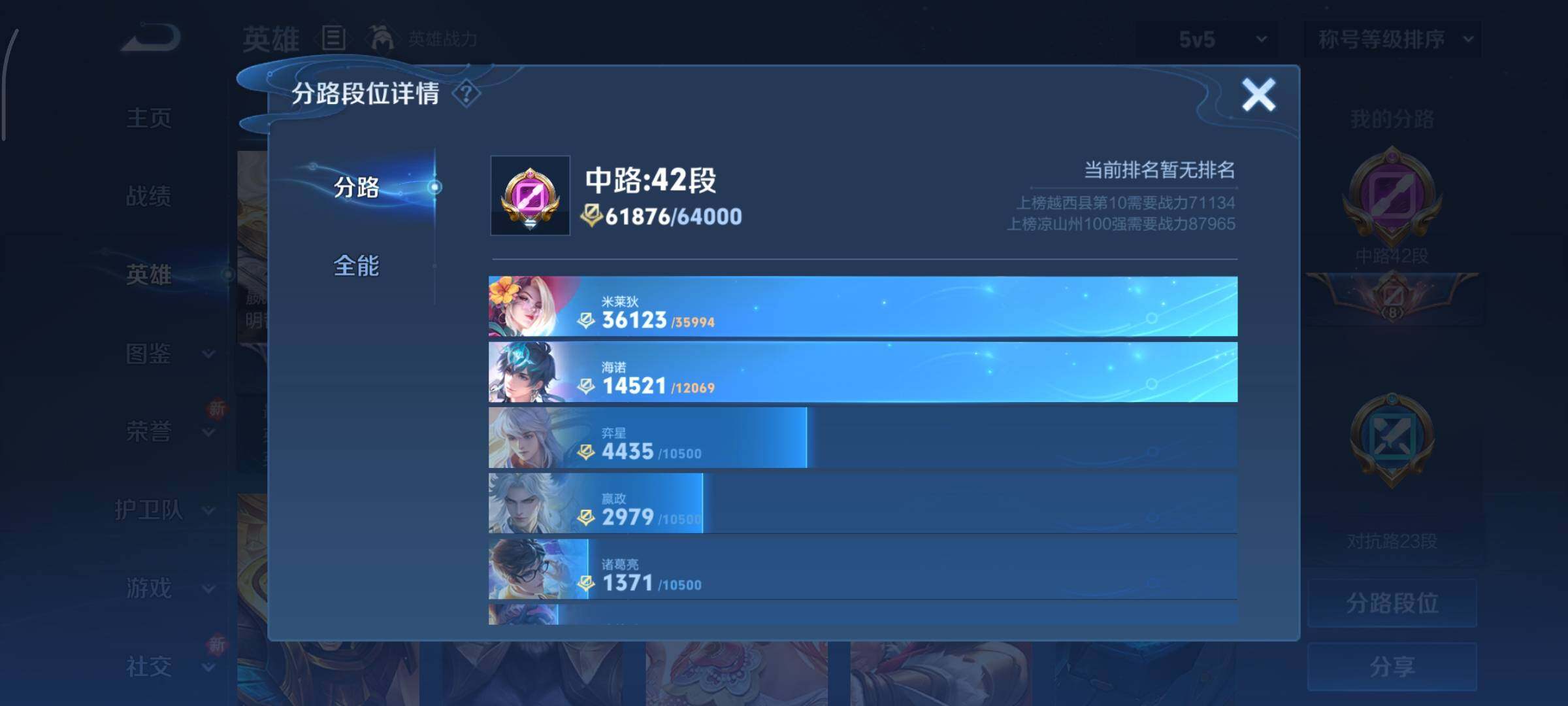 WZCMY3433519王者荣耀账号详情图5 WZCMY3433519王者荣耀账号详情图5