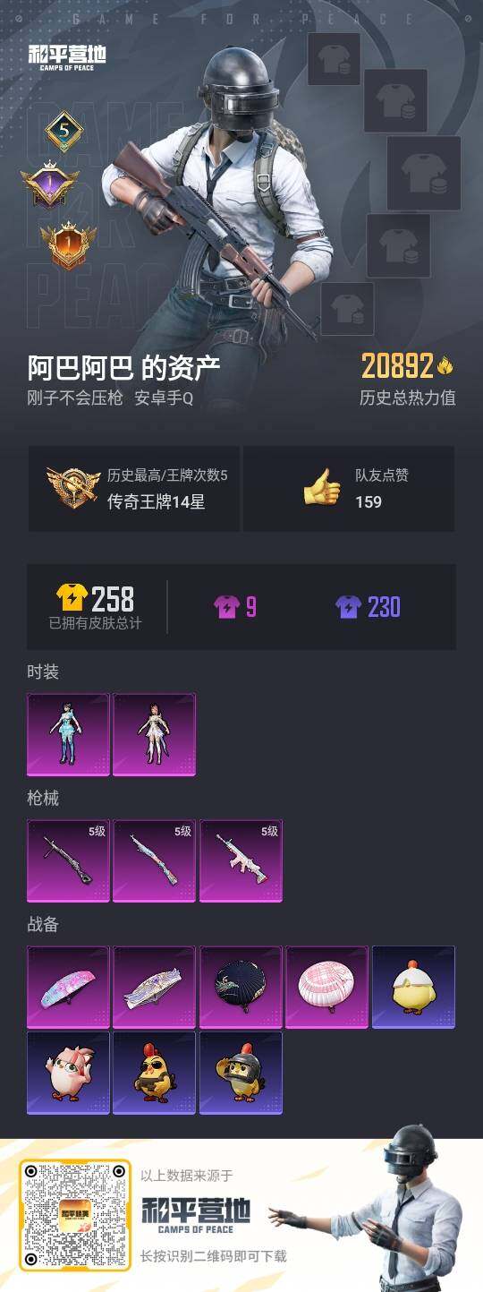 HPLX3432573和平精英账号详情图3 HPLX3432573和平精英账号详情图3