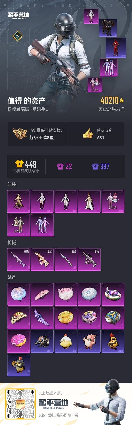 HPCMW3434715和平精英账号详情图3 HPCMW3434715和平精英账号详情图3