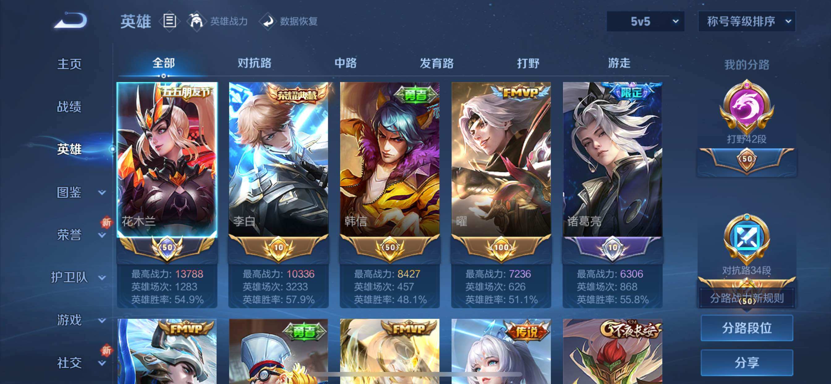 WZCMY3445888王者荣耀账号详情图3