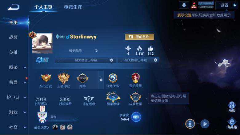 WZ0349972王者荣耀账号详情图8