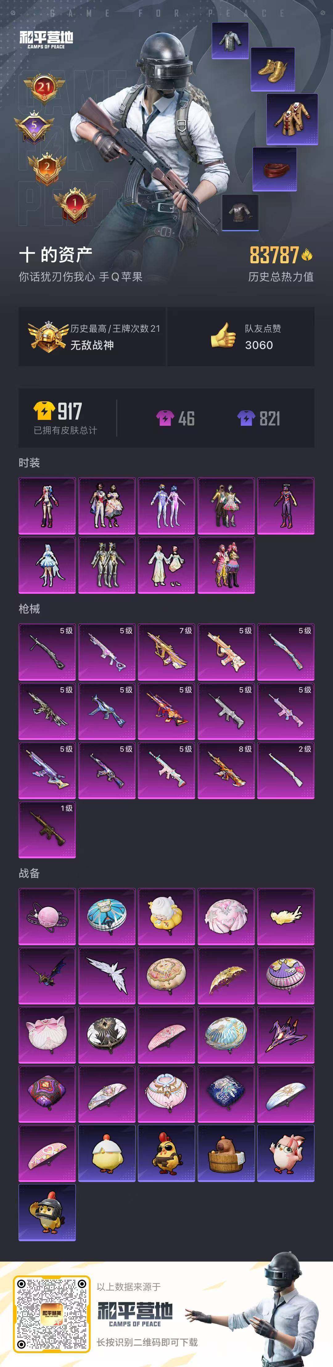 HPCMW3429657和平精英账号详情图34 HPCMW3429657和平精英账号详情图34